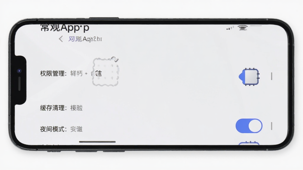 ����App�����ý����ͼ����ʾȨ�޹���������������ҹ��ģʽ���ص�ѡ��ֻ���Ļչʾ��������࣬���������ɾ�