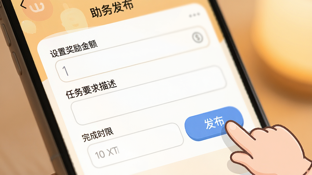 һ�š����ơ�App���񷢲��������д����Ļ����ʾ�š����ý�������������Ҫ���������������ʱ�ޡ���������Ա��и���ͨ��ָ���ڵ������������ť����������͵�ůɫ����������У���������