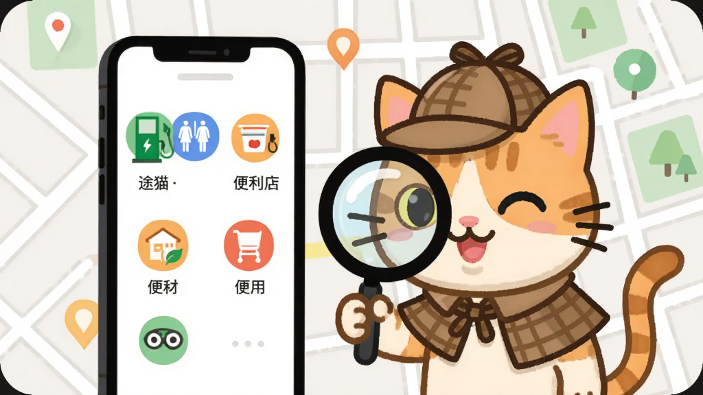 ;èApp�ܱ߷�����ҹ���չʾͼ��������һֻ������̽ñ��è�����ŷŴ󾵿����ֻ���Ļ����Ļ����ʾ���׮���������������ͼ�����У������Ǽ��ĳ��е�ͼ����������Ȥ���Ű����룬���ʸɾ��޶���Ԫ��