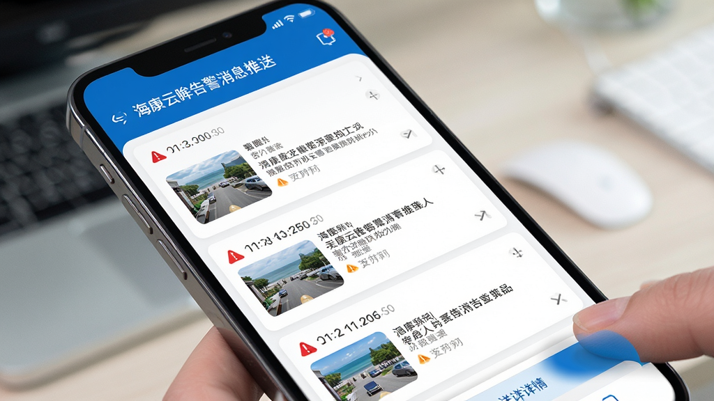 ���������澯��Ϣ���ͽ��棬�ֻ���Ļ��ʾ�����澯֪ͨ�б���ÿ��֪ͨ����ʱ���������ͼ���û�����鿴���飬������ˬ��������ɫ�����ʸɾ�