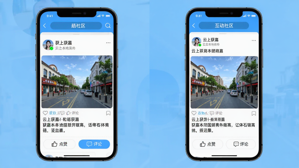 һ��չʾ���ϻ��App�������������ͼƬ���������ֻ���Ļ����Ļ����ʾ���û�������ͼ�Ķ�̬���л�α��ؽ־���Ƭ�������������·��е��޺����۰�ť����������ˬ��ɫ�����������ʸɾ����޶���Ԫ��