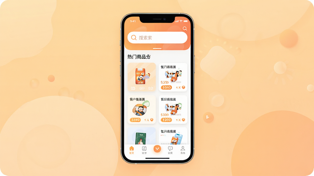 ��ȯAPP������ȫòչʾ�������������ֻ���Ļ����Ļ����ʾ��ȯӦ����ҳ��������������Ŀ���м���������Ʒ�Ż�ȯ�б����ײ���������������������͵�ůɫ�����䣬����ִ���ƽ��ϸ��Բ�󣬻��ʸɾ��޶���Ԫ��