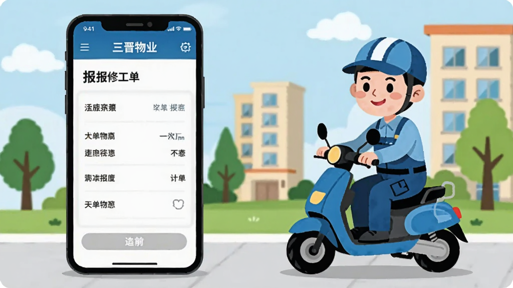 һ�ű�ƽ���廭�����������һ���ֻ�����չʾ��������ҵ���ı��޹�������ҳ���Ҳ���һ����ͨά��ʦ�����ŵ綯����·�����󣬱�����С��¥��������������������죬���ʸɾ��޶���Ԫ��