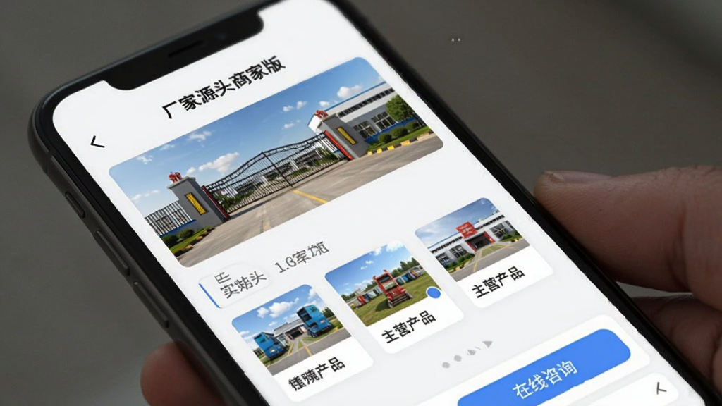 ��Դͷ�̼Ұ�Դͷ����ֱ�����ܽ��棬�ֻ���Ļ��ʾ��������ҳ����������������Ƭ����Ӫ��Ʒ�б���������ѯ��ť��������ʵ��Ȼ����������࣬��������