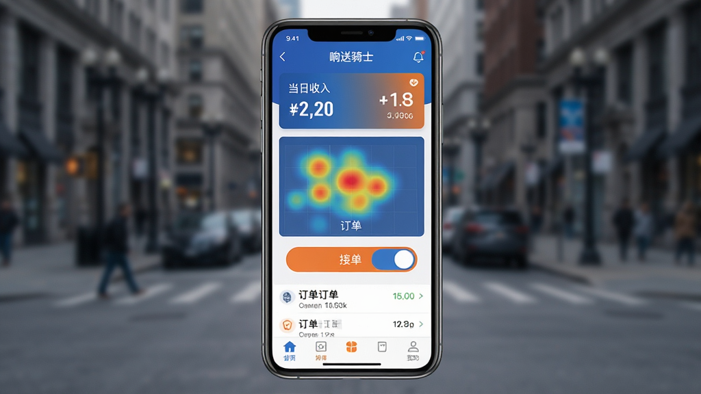 ������ʿ��APP�������ͼ����������չʾ�ֻ���Ļ����Ļ����ʾ������ʿ��Ӧ�ý��棬�����е�������ͳ�ƿ�Ƭ���м��Ƕ�������ͼ�ͽӵ����ذ�ť���ײ��ж����б��͵�����ڣ���ɫ�ͳ�ɫΪ��ɫ��������������������Ϊ���нֵ��黯Ч�������ʸɾ����޶���Ԫ��