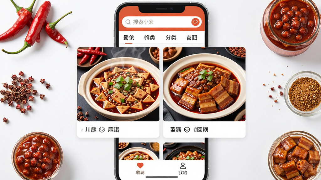 һ���ֻ���Ļչʾ�����Ӧ�õ������棬�����������������ڵ����Ŷ����ͻع����Ʒͼ����Χ���������������������꽴�ȴ�ζ���ϣ����沼��Ϊ�����������ͷ����ǩ���м��ǲ��׿�Ƭ�б����ײ����ղغ��ҵ�ѡ����Ϊ�ִ���ƽ����ʳ��Ӱ�磬ϸ�ڷḻ�����ʸɾ����޶���Ԫ��
