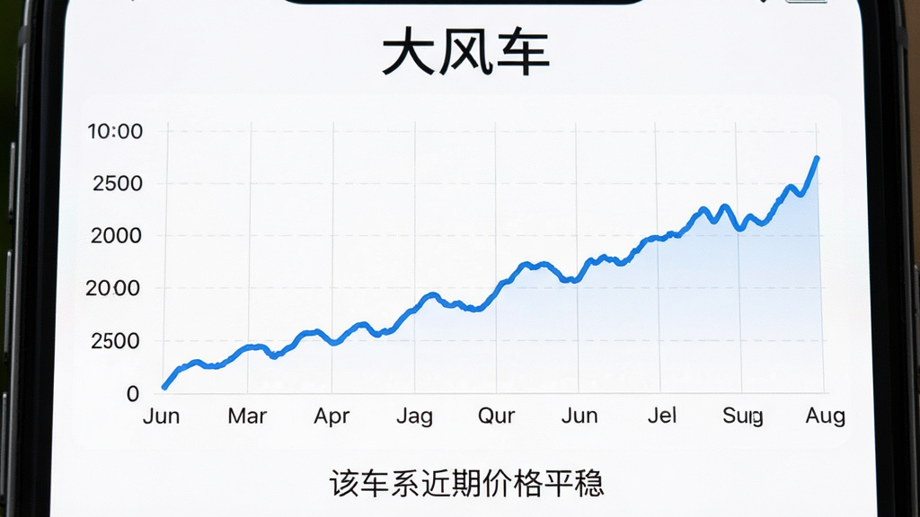 ��糵App��������ҳ�棬��Ļ������ʾ����糵�����֣��м�������ͼչʾ�������¼۸�仯���ƣ�����Ϊ�·ݣ�����Ϊ�۸�����Ϊ��ɫ������Ϊ��ɫ�����·��С��ó�ϵ���ڼ۸�ƽ�ȡ���������ʾ��������Ƽ��רҵ����������