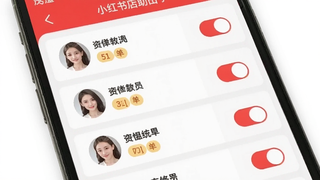 С�����ŵ�����App���˺Ź������棬�ֻ���Ļ��ʾ�����Ա�˺��б���ÿ���˺��Ա��н�ɫ��ǩ��Ȩ�޿��أ����������ˬ���Ժ�ɫ�Ͱ�ɫΪ�����������룬���������޶���װ��
