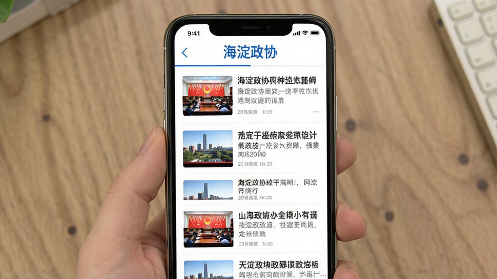 һ��չʾ��������Э��App��Ѷ�б�ҳ���ͼƬ���������ֻ���Ļ����Ļ��ʾ�����б���ÿ�������б��������ͼ�������С�������Э�����֡�����Ϊ�����б��ṹ���Ű����������Ϊ�����Ķ����ƽ��ƣ���ɫ��������ɫ��׺��ϸ�ڸɾ��������������޶���Ԫ�ء�