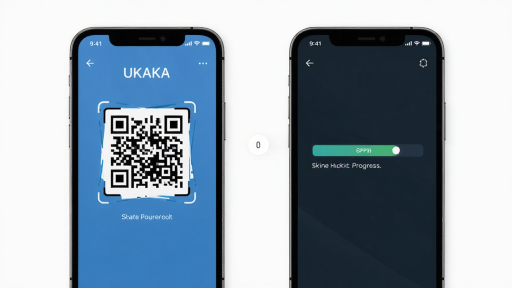 UKAKA�����¼Ǩ�ƹ��ܽ��棬չʾ��ά��ɨ������ݴ��������������Ϊ�����ֻ����ţ�����࣬���ʸɾ����޶���Ԫ��