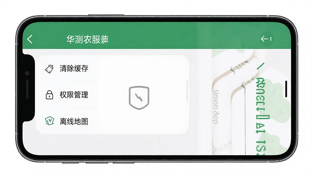 һ��AI���ɵ�ͼƬ���������ֻ���Ļ��ʾ����ũ��App�����ò˵����棬�˵��а�����������桱����Ȩ�޹������������ߵ�ͼ����ѡ���������չʾ�ֻ�UIϸ�ڣ�����࣬���ʸɾ��޶���Ԫ��