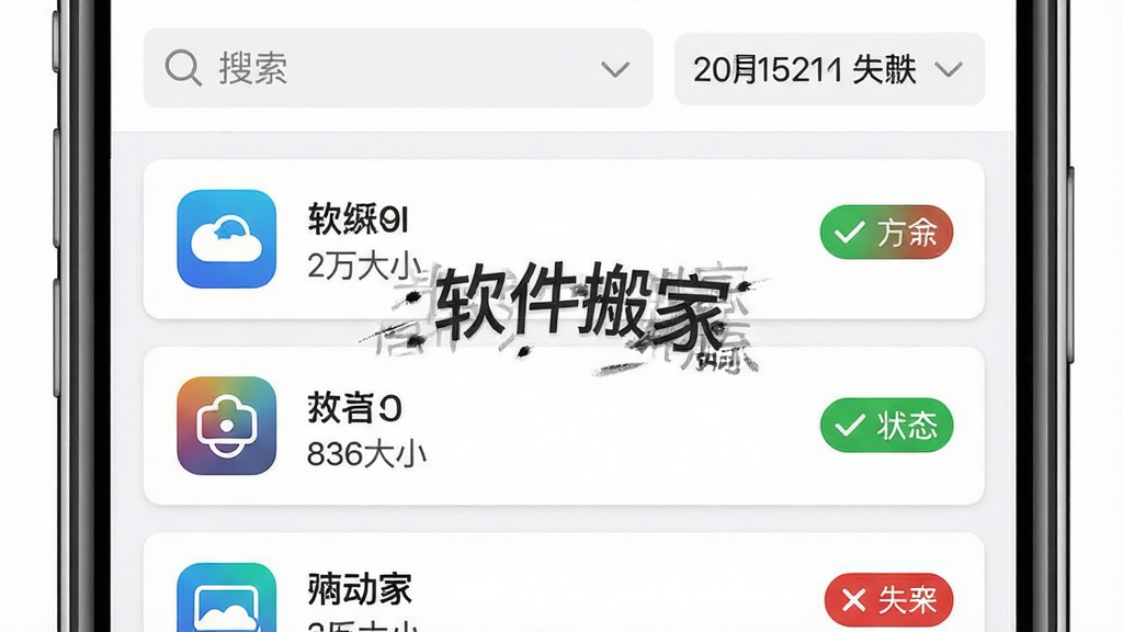 ������Ҵ����¼�������棬������һ���ֻ���Ļ��ʾ��ʷ�����¼�б���ÿ����¼����Ӧ��ͼ�ꡢ���ơ���С��״̬��ǩ�������������������ɸѡ��������Ϊ��ɫ����񣬲���Ϊ��ֱ��Ƭʽ��ϸ����״̬��ǩ����ɫ�Թ��ͺ�ɫ������ֳɹ���ʧ�ܣ����ʸɾ������޶���Ԫ�أ�ͼƬ�����ֱ�ע��������ҡ�