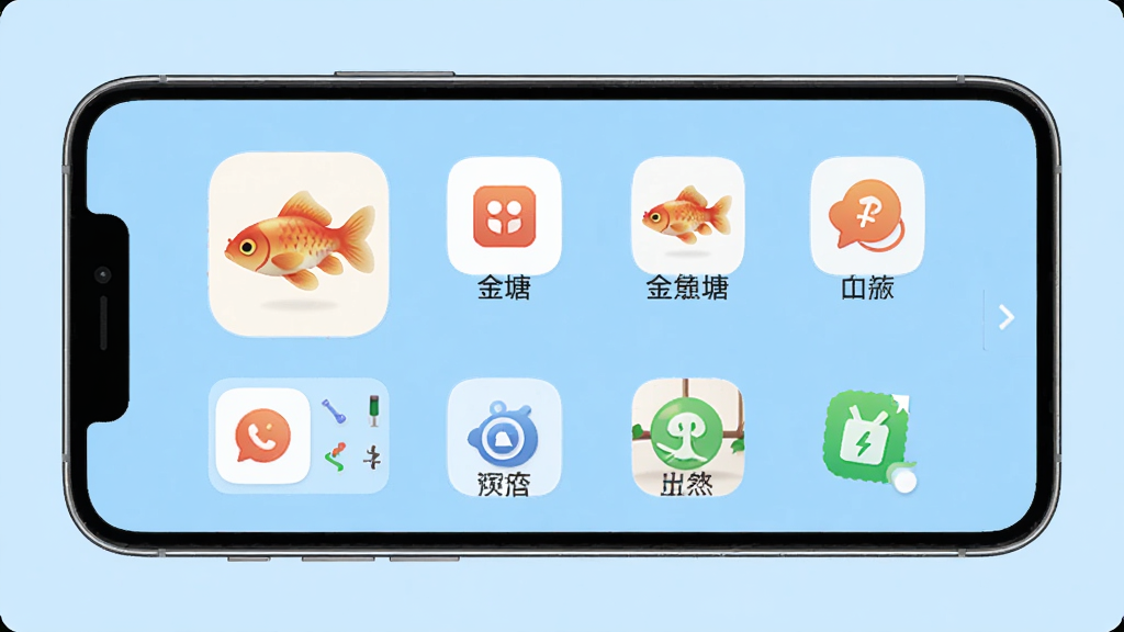 ������App�޹����ˬ����չʾ���ֻ���Ļ��ʾӦ�������棬������û�й�����͵���������ɾ����࣬����ͼ���������򣬱���Ϊ��ɫǳ������������ˬ��Լ�����廭�ʣ��޶���Ԫ��