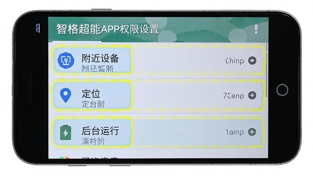 �Ǹ���APPȨ�����ý����ͼ���ֻ���Ļ��ʾӦ��Ȩ�޹���ҳ�棬�б��С������豸������λ������̨���С���Ȩ���������ע������Ϊϵͳ���ý��棬���ԭ����׿�������������޶���Ԫ�ء�