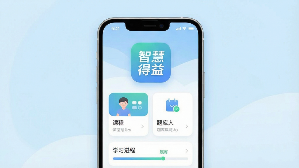һ�Ÿɾ������ֻ�Ӧ�ý���չʾͼ�����������ǡ��ǻ۵��桱App��ͼ��������棬���������������γ̿�Ƭ�������ں�ѧϰ���������Ű����룬����ִ���ƽ��ϸ��Բ�󣬻��ʸɾ��޶���Ԫ�أ�����Ϊǳ��ɫ���䣬�������һ�ְ���ѧϰ�ĸо�