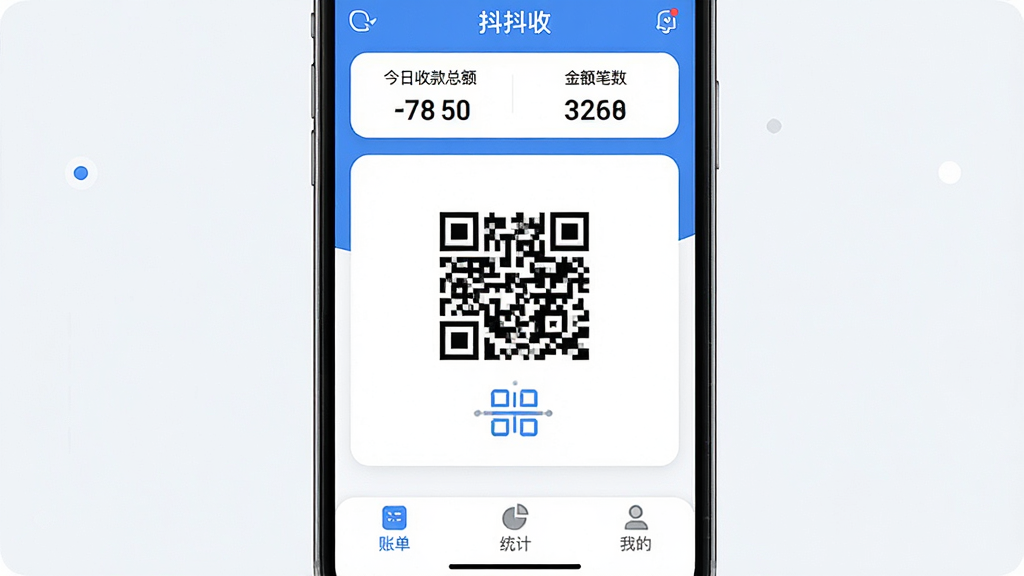 һ���ֻ�Ӧ�ý���չʾͼ�����������ǡ������ա�APP����ҳ������Ϊ�տ���ͽ��ͳ�����򣬲��ּ�࣬������ʾ�����տ��ܶ�ͱ������м������۵��տ��ά���ɨ��ͼ�꣬�ײ�Ϊ�˵���ͳ�ơ��ҵ�����ѡ�������ִ���ƽ����ɫ������Ϊ����ϸ��Բ�󣬻��ʸɾ��������޶���Ԫ�ء�