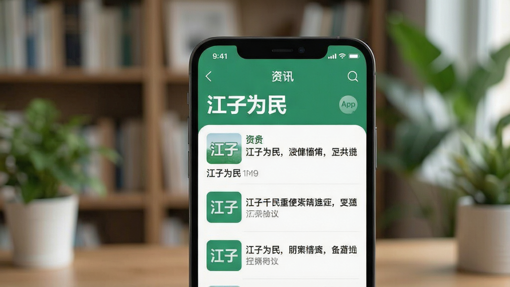 һ��AI���ɵ�ͼƬ������������һ���ֻ���Ļ����Ļ��ʾ������Ϊ��App����Ѷ�б�ҳ�������������Ű����룬�������黯���鷿����������ܺ���ֲ����񰲾�ƽ�ͣ�����ϸ�壬����������������Ԫ��