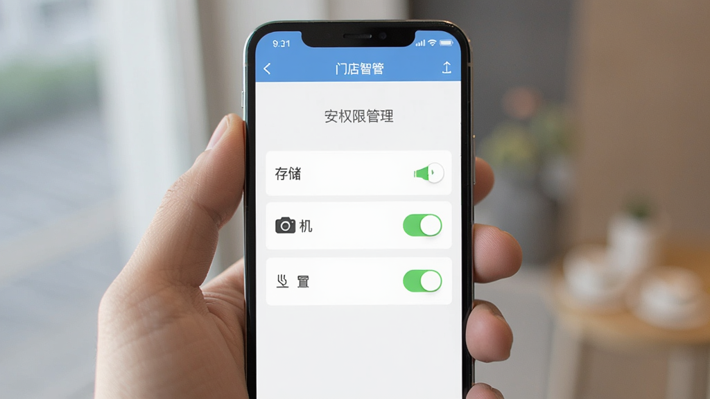 �ŵ��ǹܰ�װȨ�����ý��棬�ֻ���Ļ��ʾӦ��Ȩ�޹���ҳ�棬�����洢�������λ��Ȩ�޿��أ������������ֻ�����д������Ϊ�ֻ���Ļ�����־��У��Ű������������ʵ�ã�ϸ����ȷ�����ʸɾ��޶���Ԫ�أ�ͼƬ������Ϊ���ŵ��ǹܡ�