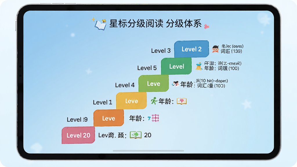 �Ǳ�ּ��Ķ� �ּ���ϵ���棬��Ļ������ʾ��Level 1��Level 20�Ľ���ʽ��������ÿ�������Ա߱�ע���ʺϵ�����ʹʻ�����Χ����������͵Ľ�����ɫ������ִ���ƽ�����������ɶ�
