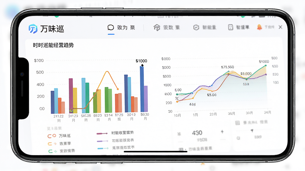 ��ζѲ���ܾ�Ӫ�������棬�ֻ���Ļ��ʾ��ɫ��״ͼ������ͼ��չʾ��ͬʱ�ε��տ����ƣ����ֹ��������ݿ��ӻ����ϸ�ھ��£����ʸɾ��޶���Ԫ�أ�ͼƬ�д��С���ζѲ������