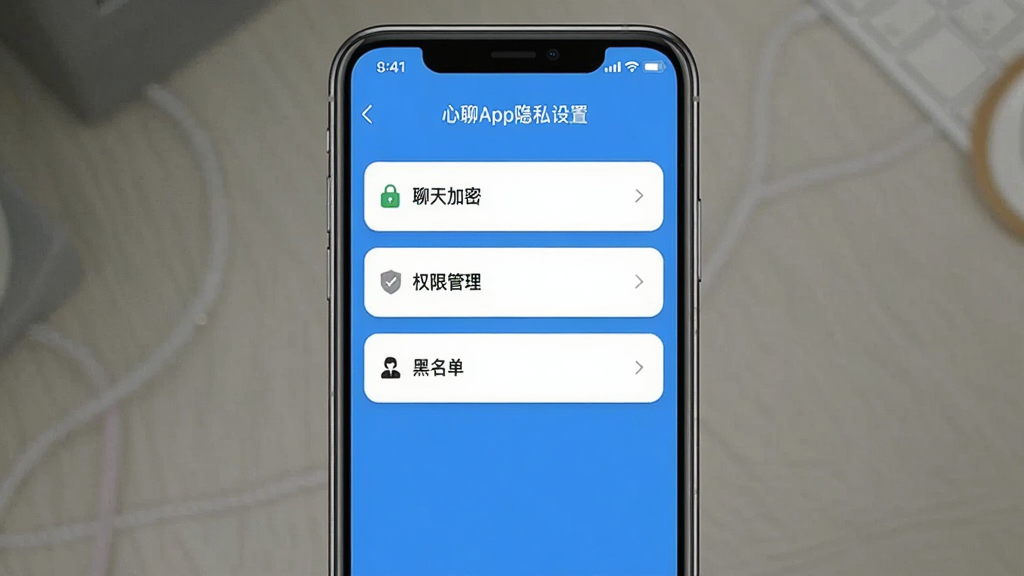 ����App��˽����ҳ���ͼ����������չʾ�ֻ���Ļ����Ļ������˽ѡ���б���������������ܡ���Ȩ�޹��������������������ֱ�ǩ����������ɫ�����������룬����ƽ�������ʸɾ����޶���Ԫ��