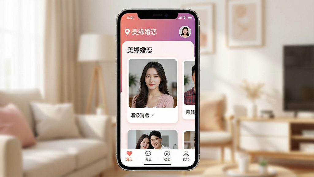һ���ֻ���Ļ��д����Ļ����ʾ����Ե������APP�������棬��������ů�ķ���ɫ��Ϊ���������г��ж�λ���û�ͷ���м��ǿ�Ƭʽ�����������û���Ƭ���ײ��������С�������������Ϣ��������̬�������ҵġ��ĸ�ͼ�꣬����ɾ����࣬û�����ҹ�棬��������͵ľӼһ�����������������������������ִ���Լ��