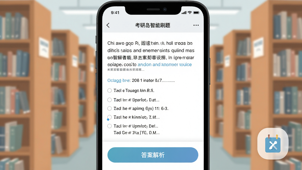���е�����ˢ����棬�ֻ���Ļ��ʾһ��Ӣ���Ķ������⣬ѡ���·��д𰸽�����ť���Ҳ��������Ȿͼ�꣬������ͼ�����ܣ�������±�ƽ�����ʸɾ����޶���Ԫ��
