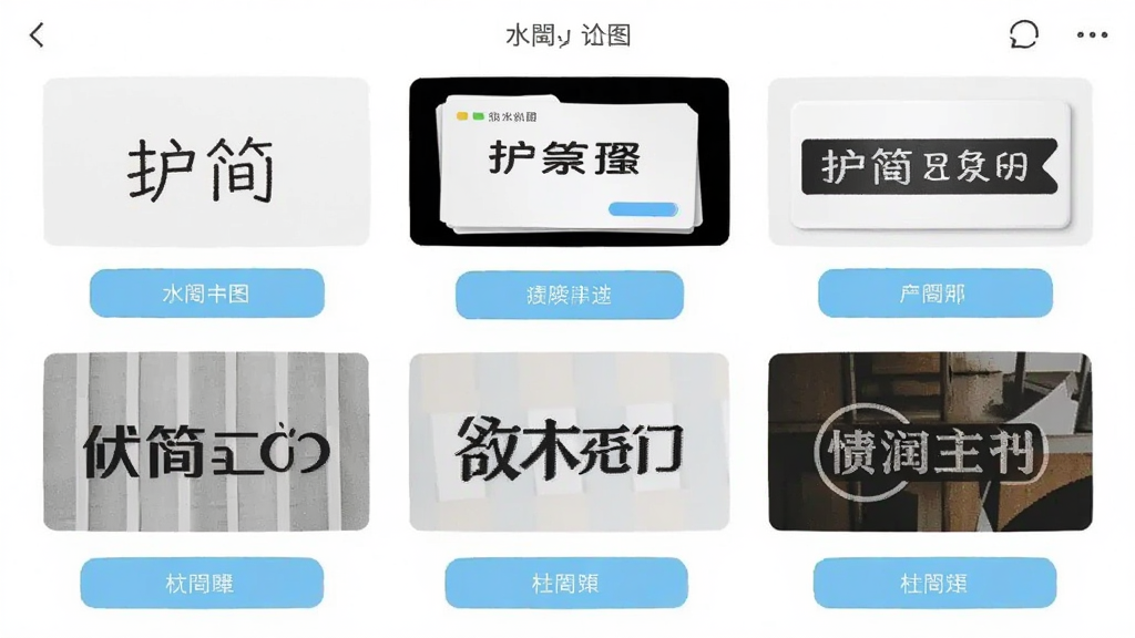 ˮӡ�����ͼ����ˮӡ��ʽѡ����棬�ֻ���Ļ��ʾ���ֲ�ͬ����ˮӡģ������ͼ��������Լ���ֿ��Ƭ�������ȣ������������룬��ɫ������ǳ��ɫ��ť�������ˬ�ɾ������������޶���Ԫ��