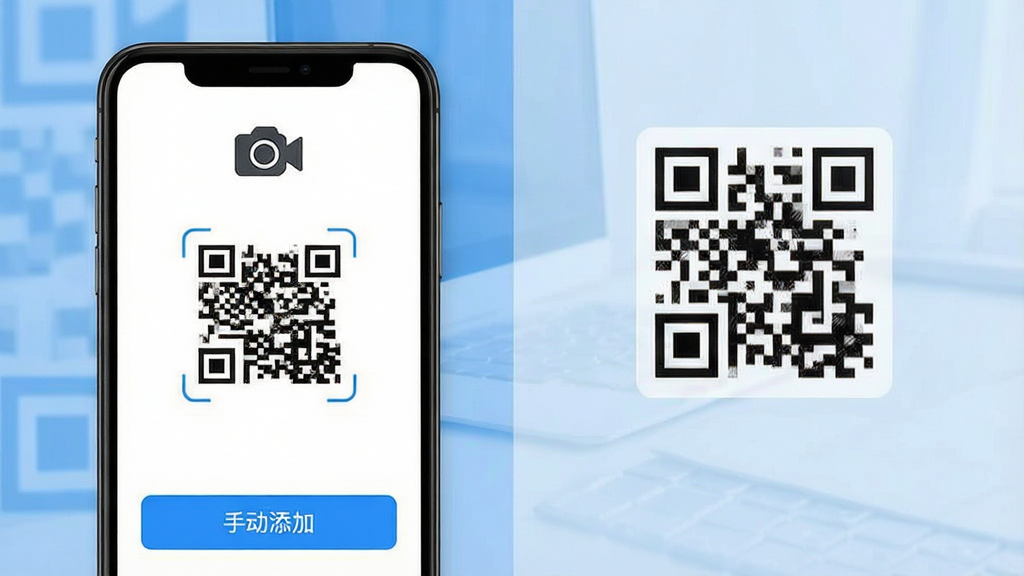 �����ǻ�App�����豸��������ʾ��ͼ���ֻ���Ļ��ʾɨ�������豸���棬����ͷͼ��Ͷ�ά�������ɼ��������·��С��ֶ����ӡ����ְ�ť���������࣬��ɫ������Ϊ�������ʸɾ����޶���Ԫ��