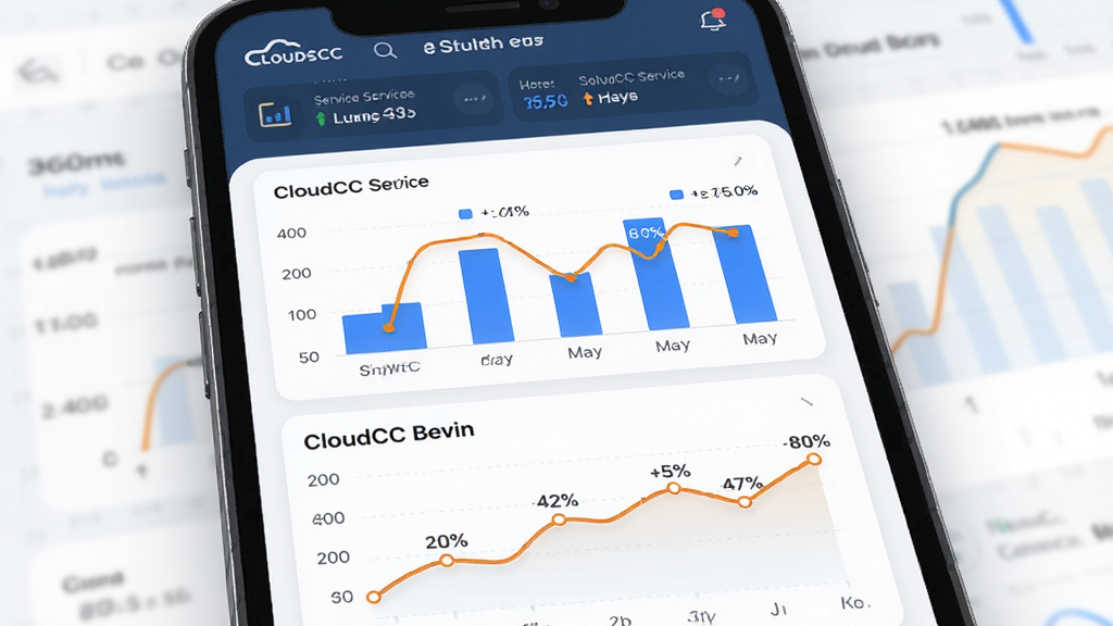 һ��չʾCloudCC Service���ݿ��幦�ܵ�ͼƬ���������ֻ���Ļ��ʾ��״ͼ������ͼ������Ϊ��Ƭʽ���У��Ű��Ϸ��Ǻ���ָ���·�������ͼ�����Ϊ�������ݿ��ӻ��磬ϸ�ڰ�����ɫ��״������ɫ���ߺ������İٷֱ����֣����ʸ���ɾ��޶���Ԫ��