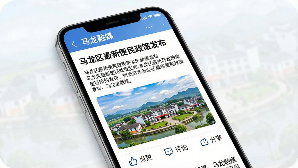 һ��չʾ��������ý��App������Ѷ���ܵ�ͼƬ������������һ���ֻ���Ļ����Ļ����ʾ��������ý��App����������ҳ������Ϊ�����������±������߷����������������������ֶ��䣬����һ���������صķ羰��Ƭ��ҳ��ײ��е��ޡ����ۡ�������ť�������������������ʸɾ�