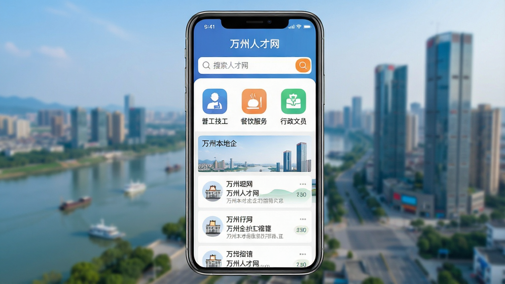 �����˲���app������չʾ���ֻ���Ļ���з��ã���Ļ����ʾ�������˲�����������ҳ�����ֶ���Ϊ�������м��ǡ��չ����������������񡱡�������Ա����ְλ����ͼ�꣬�·������ݱ�����ҵ��Ƹ��Ϣ�б�������Ϊ���ݳ����������¥�黯ͼ������ִ���ƽ��ϸ�����������ʸɾ����޶���Ԫ��