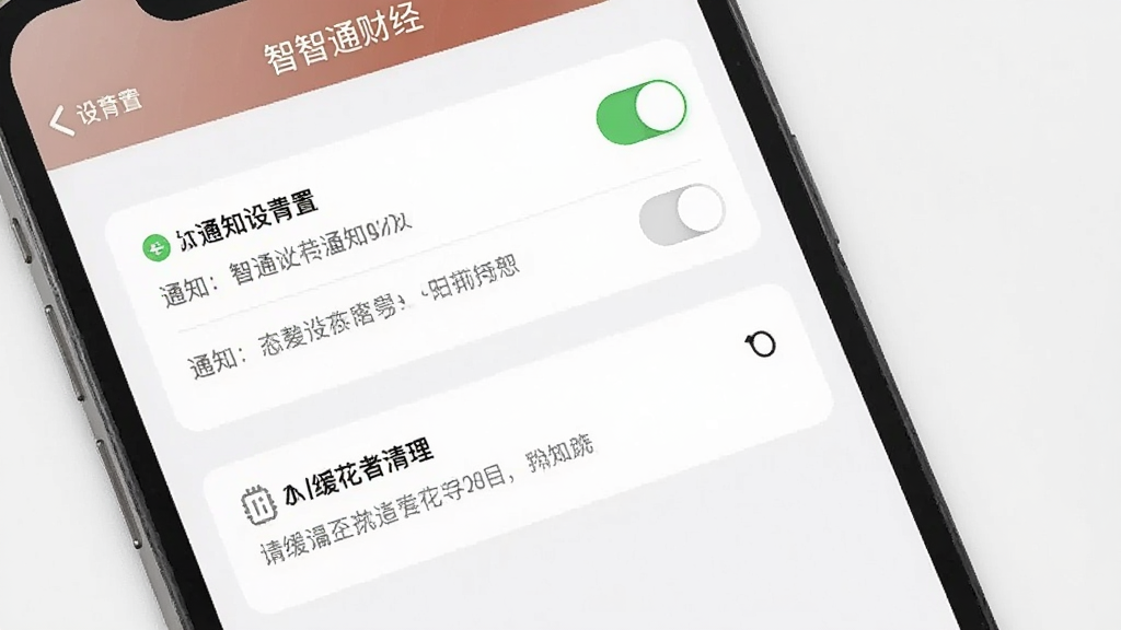 һ�ű�����ͨ�ƾ�APP���ý����ͼƬ��������һ���ֻ���Ļ����Ļ����ʾ��֪ͨ���úͻ�������ѡ�����ɾ����࣬�п��ذ�ť������˵����������ǳ��ɫ������Լʵ�ã�����������ͼƬ�д������֡���ͨ�ƾ���