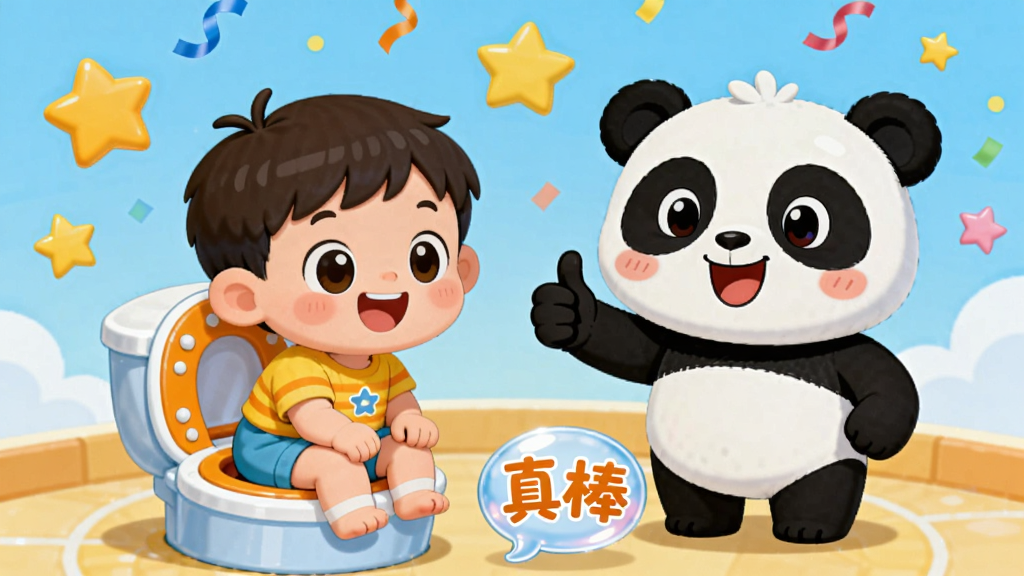 �����ϲ���Ӧ���ڻ�������������չʾ��ͨС�к�����С��Ͱ�ϣ��Ա���΢Ц�Ŀ�ͨ��è��ʦ�����Ĵָ�����������ǺͲʴ�Ʈ�䣬�����С�������Ŀ�ͨ�������֣��������������죬ɫ���ԳȻƺ�����Ϊ������ɫ����Բ��ɰ������־���ͻ�����壬���������ɾ����޶���Ԫ��