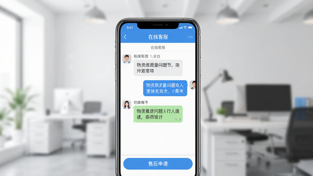 һ��չʾ�ľ��̳�App�ͷ����ۺ������ֻ�����ͼ�������������ֻ���Ļ����Ļ����ʾ���߿ͷ����촰�ں��ۺ�������ڣ������¼���й���������������Ĺ�ͨ�������Ǽ��İ칫���黯������ִ���ƽ����ɫ���ɫ���䣬ϸ�����������ʸɾ����޶���Ԫ��