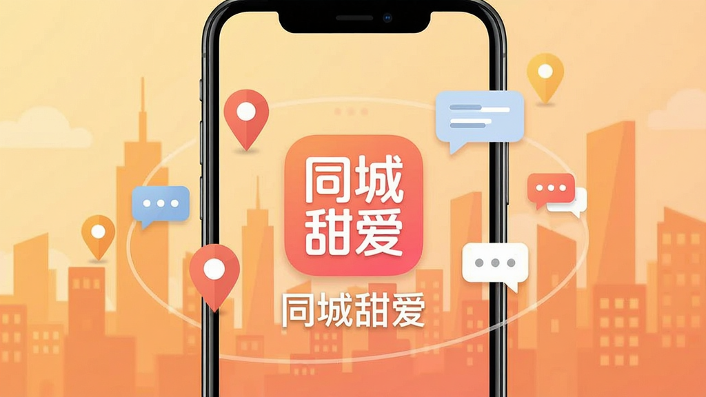 һ���ֻ���Ļչʾ���棬��Ļ�����ǡ�ͬ���𰮡�App��ͼ�꣬ͼ���·�д�š�ͬ���𰮡��ĸ��֣���Χ�����Ŵ���ͬ�ǵ���λ�õĶ�λͼ����������ݣ���������ܰ��ůɫ�����м�Ӱ������ɾ����࣬����ִ���ƽ�����������޶���Ԫ��