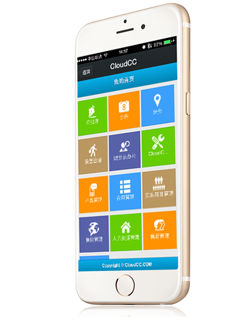 CloudCC CRM ��׿�� ����չʾ
