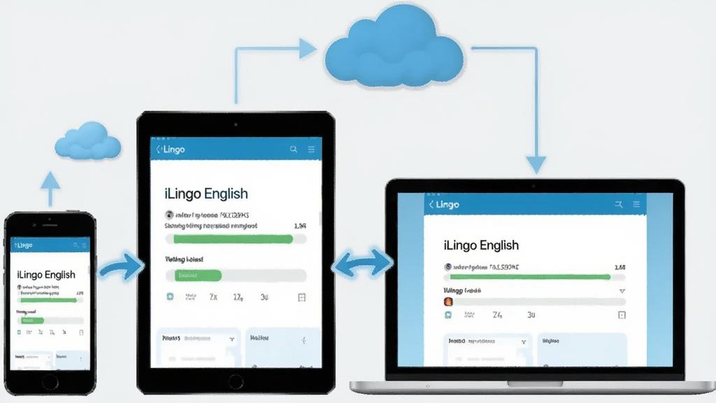 һ��չʾiLingo English���ͬ�����ܵ�ͼƬ���������ֻ���ƽ�塢�ʼǱ����������豸������ʾ����Ļ�϶�������ͬ��iLingo Englishѧϰ���Ƚ��棬�豸֮�����ƶ��ͬ����ͷ���ӣ�������ǳ��ɫ������Լ���񣬲������룬ϸ�����������ʸɾ�