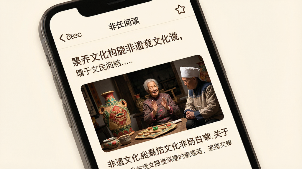 ��������App�Ļ��Ķ�ҳ��չʾ���ֻ���Ļ����һƪ���ڷ����Ļ���������£���ͼ�����������Ű����ʣ������з��ذ�ť���ղ�ͼ�꣬����Ϊ�װ�ɫ�Ķ���ɫ������º����ʣ����ʸɾ��޶���Ԫ��
