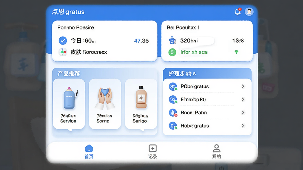 ���gratus ����������ȫòչʾ��������ʾ���ջ���������Ƥ��״̬���֣��в�Ϊ��Ʒ�Ƽ���Ƭ�뻤�������б����ײ�Ϊ��ҳ����¼���ҵ�����ѡ��������������������ɫ����ƽ����Ʒ��ͼ��Բ���Ű����������ʸɾ��޶���Ԫ��