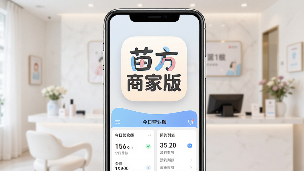 �ֻ���Ļ����չʾ�����������ǡ��緽�̼Ұ桱������ֵ�Appͼ�꣬ͼ���·��Ǽ��ĵ��̹������棬��ʾ����Ӫҵ���ԤԼ�б��������Ǹɾ�������Ժǰ̨�黯����������������ͣ�����ִ���ƽ��ϸ�����������ʸɾ����޶���Ԫ��