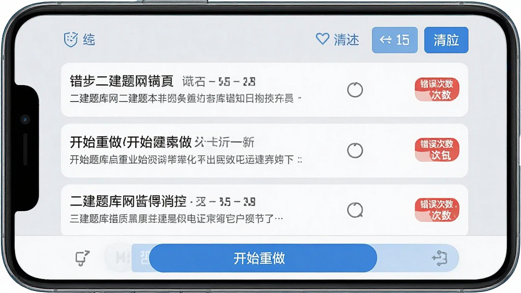 һ���ֻ�����ʾ��ͼ��չʾ���������App�Ĵ��Ȿҳ�棬�б����ж��������Ŀ��ÿ��������ĿժҪ�ʹ��������ǣ�������ɸѡ����հ�ť���ײ��п�ʼ������ť����ɫ��ǳ�Һ���ɫΪ��������ִ���ƽ�����ʸɾ��޶���Ԫ��