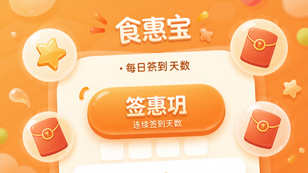 �ֻ�Ӧ�ý���չʾ��ʳ�ݱ���ÿ��ǩ��ҳ�棬������������Ŀ��ǩ����ť������ǩ��������ʾ����Χ�����Ż��ֺͺ��ͼ�꣬��������ů�ĳ�ɫϵ���������Ѻã����廭�ʣ�ϸ��Բ���޶���Ԫ��