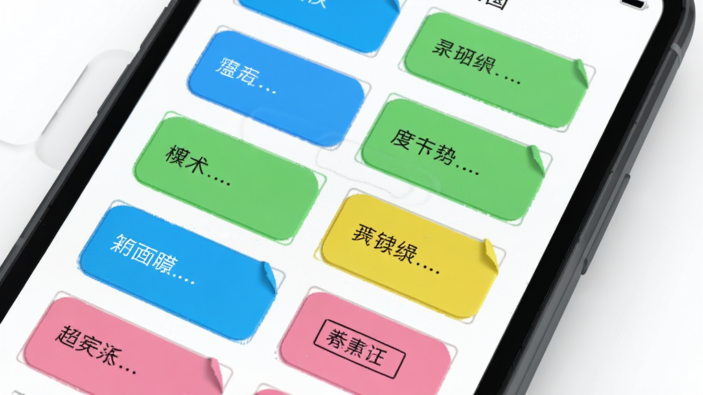 һ���ֻ���Ļ��дͼ��չʾ���±��Ӽǵı�ǩ������棬��Ļ������ɫ����ɫ����ɫ����ɫ�Ȳ�ͬ��ɫ�ı�ǩ��Ƭ��ÿ�ſ�Ƭ���м�̵����֣������Ǹɾ��İ�ɫ���ֻ��߿�Ϊ���ɫ������ִ��Ƽ��У����������ɱ棬����ɾ�������