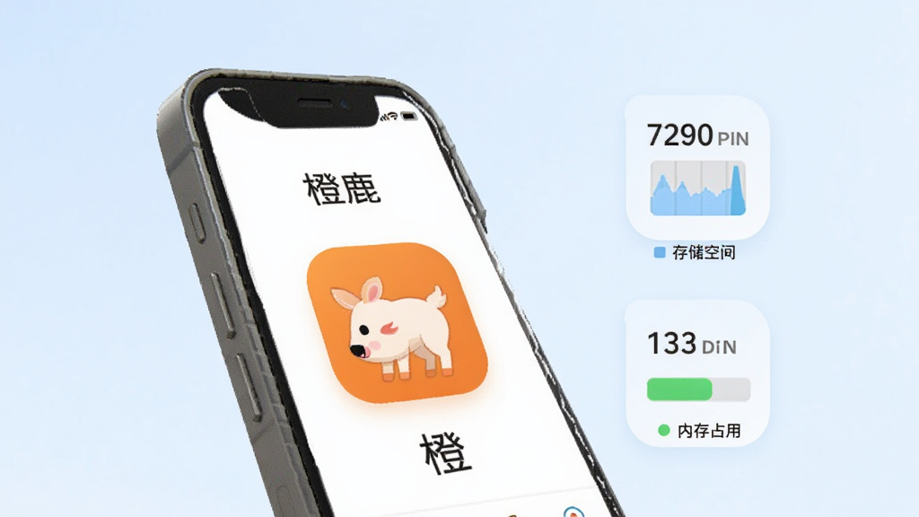 ��¹App��������չʾͼ������Ϊ�ֻ���Ļ����ͼ����Ļ��ʾ����¹��App����״̬���Ա��д洢�ռ���ڴ�ռ�õ�ʾ��ͼ�꣬����Ϊǳ��ɫ���䣬���Ƽ���Լ�����ʸɾ����޶���Ԫ��