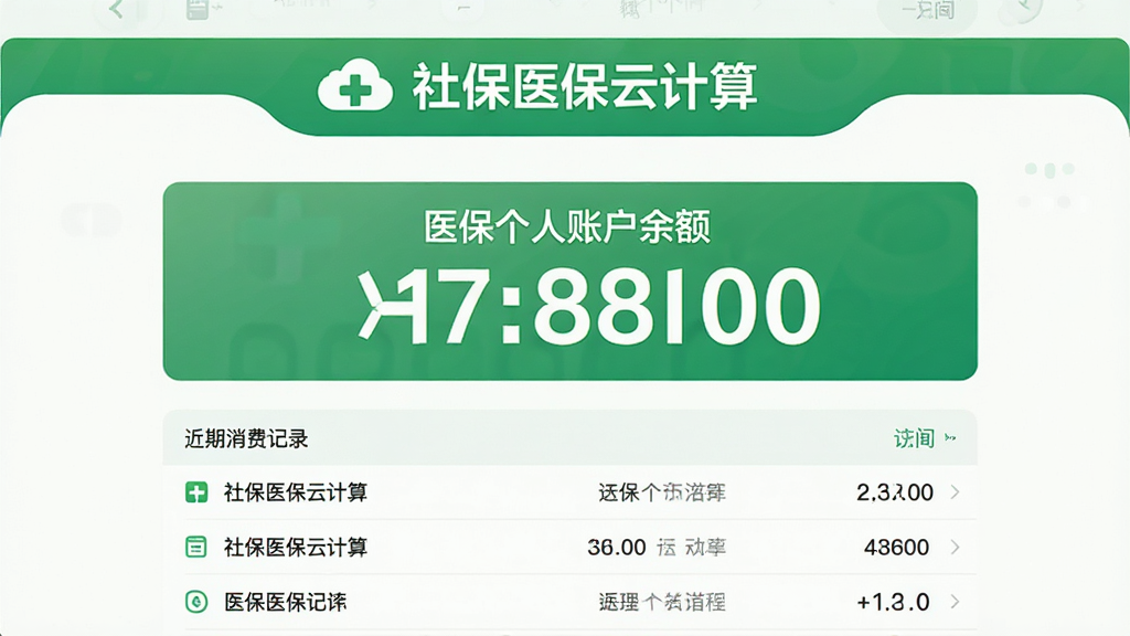 �籣ҽ���Ƽ��� ҽ������ѯ���棬����������һ����Ŀ��������ʾ��ҽ�������˻������·��н������Ѽ�¼�б�����������Ϊ���籣ҽ���Ƽ��㡱����ɫ��������ɫ�Ͱ�ɫΪ����ͼ���࣬����ִ������ʸɾ��޶���Ԫ��
