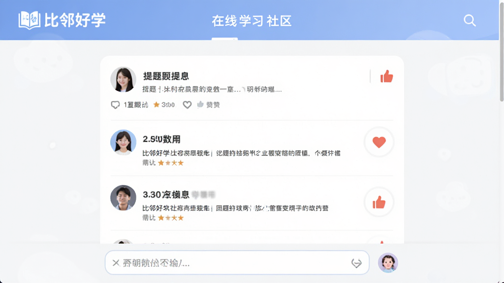 ����ѧϰ�����ʴ���棬�����С����ں�ѧ����־���м����������Ӻͻظ��б����û�ͷ��͵���ͼ�������ɼ����ײ�������򣬽����������Ѻã���ɫ��ͣ����ʸɾ��޶���Ԫ��