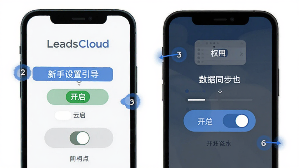 LeadsCloud���������������棬�ֻ���Ļ��ʾȨ�޿���������ͬ�����أ���������ɫ������ʾ���ֺͲ���ָʾ�����ּ�࣬����ִ���ƽ�����������ɾ��޶���Ԫ��