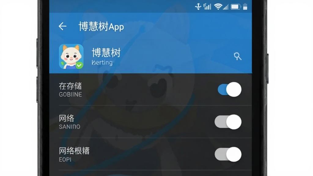 һ�Ų�����App���ֻ��ϵİ�װȨ�����ý���ʾ��ͼ������չʾ�ֻ���Ļ�ϵ�Ӧ��Ȩ�޹���ҳ�棬�����洢�������Ȩ�޿��أ�������Ϊ��׿ԭ�����ý��棬������ע����������Ӧ�����ƣ����ʸɾ����޶���Ԫ��