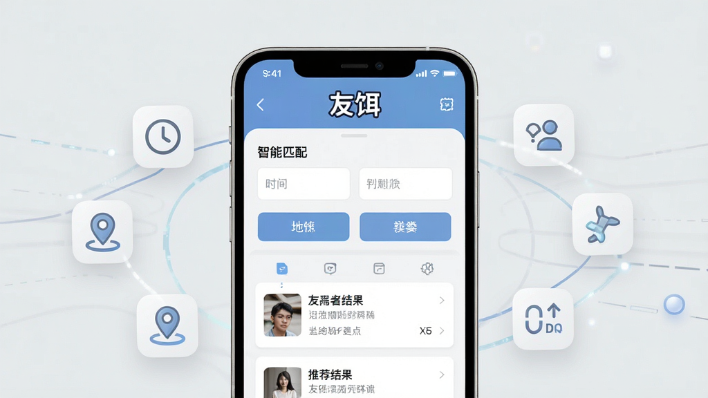 һ�š��Ѷ���App����չʾͼ������������һ���ֻ�����Ļ����ʾ���Ѷ���������ƥ����棬�������м���������ѡ��ť���·����Ƽ�����б����ֻ��Ա�Ư���ż���ͼ�����ʱ�䡢�ص㡢��������������Ϊǳ��ɫ�������Ƽ��У������������޶���Ԫ�أ�ͼƬ�����֡��Ѷ����������ֻ���Ļ������